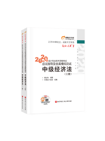 东奥会计在线 2020中级会计职称教材 中级经济法 轻松过关1 应试指导及全真模拟测试（上下册）