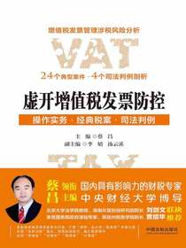 虚开增值税发票防控：操作实务·经典税案·司法判例