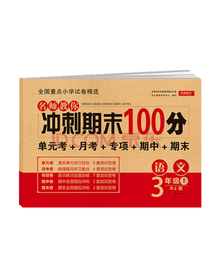 冲刺期末100分语文