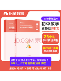 粉笔教师2021中学教师证资格证教材初中数学教师教资格证考试用书初中数学学科知识与教学能力2020年