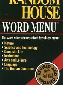 Random House Webster&#39;s Word Menu
