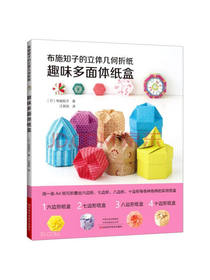 布施知子的立体几何折纸.趣味多面体纸盒