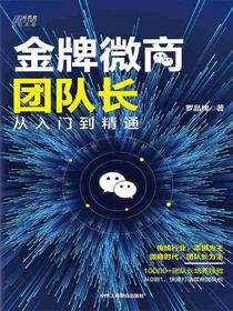 金牌微商团队长：从入门到精通