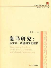 翻译研究：从文本、语境到文化建构（中国当代翻译研究文库）