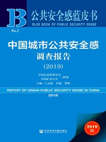 中国城市公共安全感调查报告（2019）（公共安全感蓝皮书）