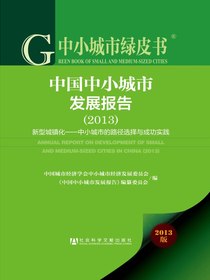 中国中小城市发展报告：新型城镇化——中小城市的路径选择与成功实践（2013）（中小城市绿皮书）
