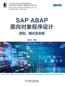 SAPABAP面向对象程序设计：原则、模式及实践