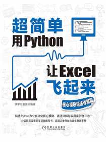 超简单：用Python让Excel飞起来（核心模块语法详解篇）