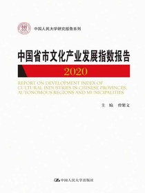 中国省市文化产业发展指数报告2020（中国人民大学研究报告系列）