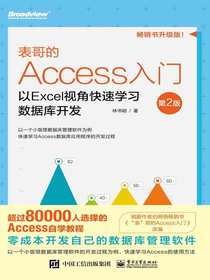 表哥的Access入门：以Excel视角快速学习数据库开发（第2版）