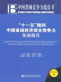 中国省域竞争力蓝皮书：“十一五”期间中国省域经济综合竞争力发展报告
