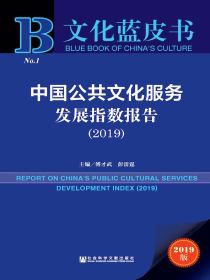 中国公共文化服务发展指数报告（2019）（文化蓝皮书）
