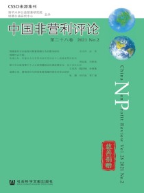 中国非营利评论（第二十八卷）