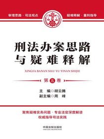 刑法办案思路与疑难释解（第五卷）