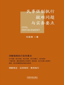 民事强制执行疑难问题与实务要点