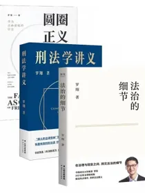 罗翔作品集法治的细节+刑法学讲义+圆圈正义（套装3册）
