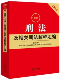 2023最新刑法及相关司法解释汇编