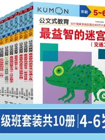 公文式教育:脑开发综合训练营【高级班】4-6岁（套装共10册）京东专享