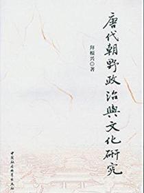唐代朝野政治与文化研究