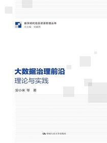 大数据治理前沿：理论与实践