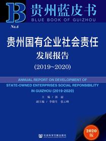 贵州国有企业社会责任发展报告（2019～2020）（贵州蓝皮书）