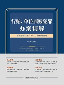 行贿、单位腐败犯罪办案精解：含刑法修正案（十二）理解与适用