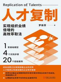 人才复制：实现组织业绩倍增的高效萃取法