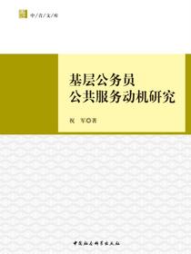 基层公务员公共服务动机研究